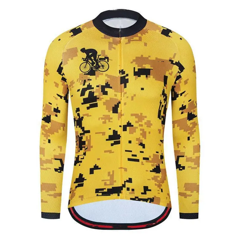 2023 Newest Spring Autumn Bicycle Tops MTB Clothing Mountain Bike Shirts  Long Sleeve Cycling Jerseys For Men