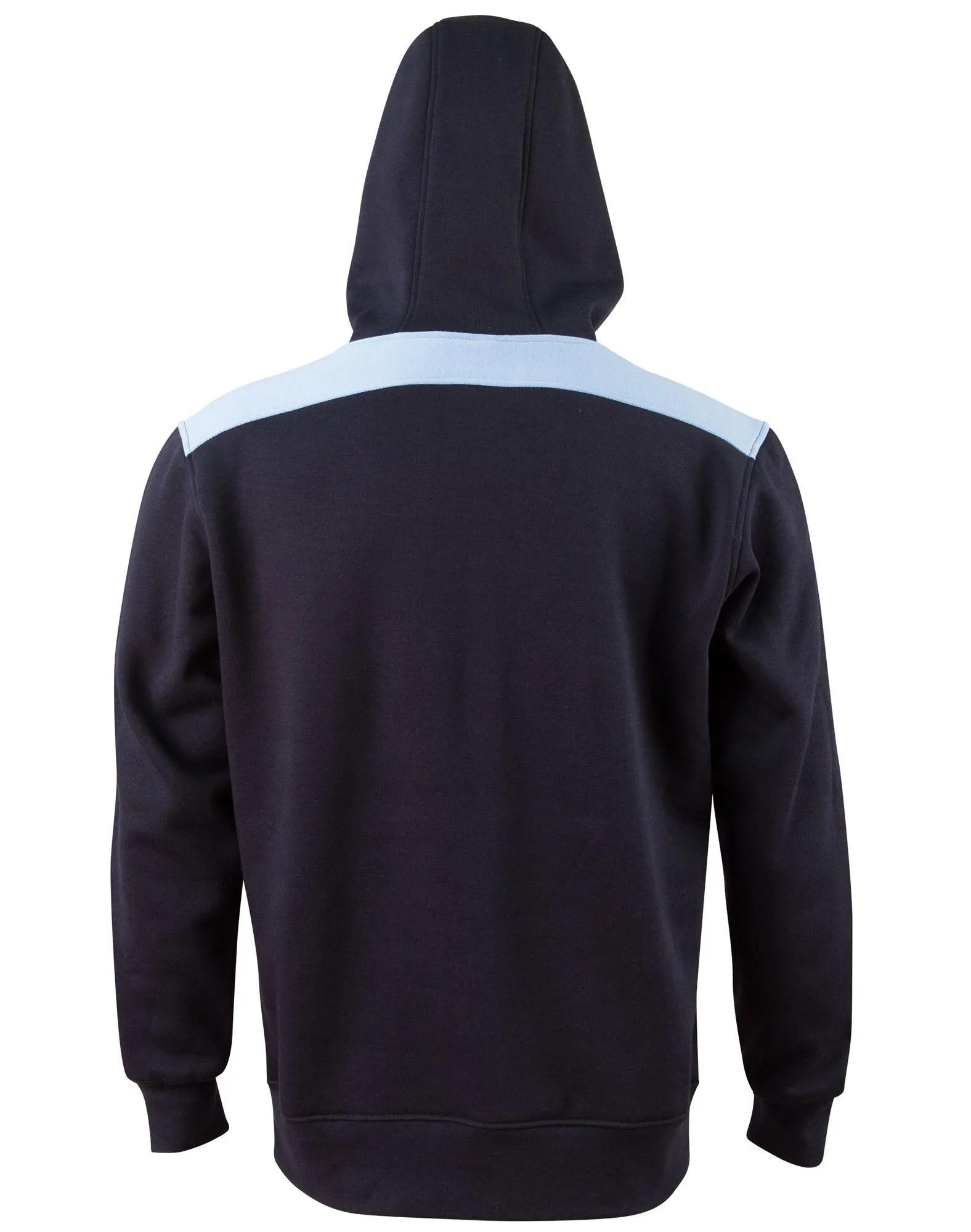 Adults Close Front Contrast Hoodie - FL19