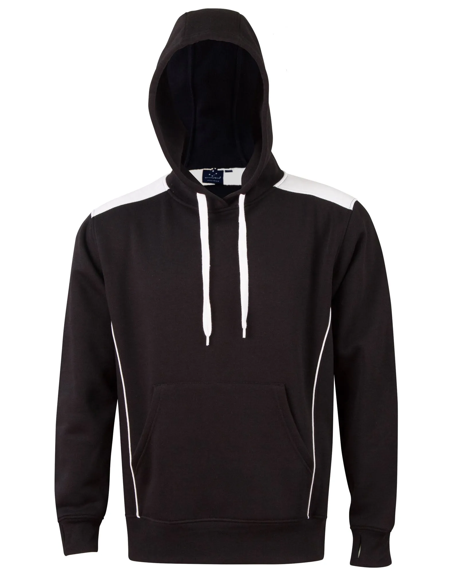 Adults Close Front Contrast Hoodie - FL19