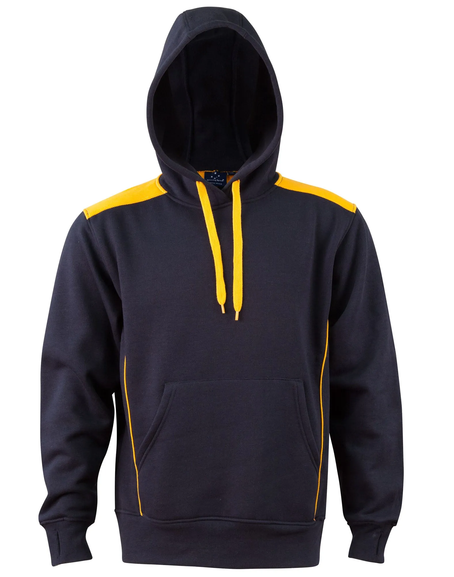 Adults Close Front Contrast Hoodie - FL19