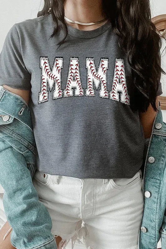 Baseball Mama Mothers Day Graphic T Shirts