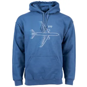 Boeing 777 Motion Unisex Hoodie