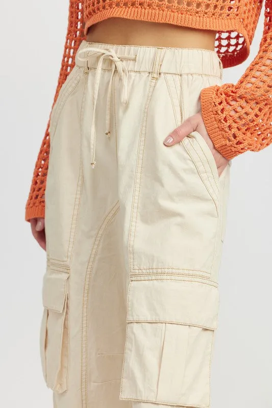 CARGO DRAWSTRINGS PANTS