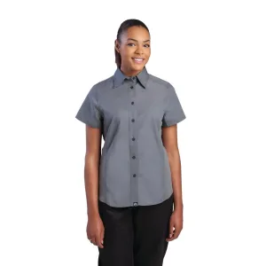 Chef Works Womens Grey Cool Vent Chef Shirt M - B182-M