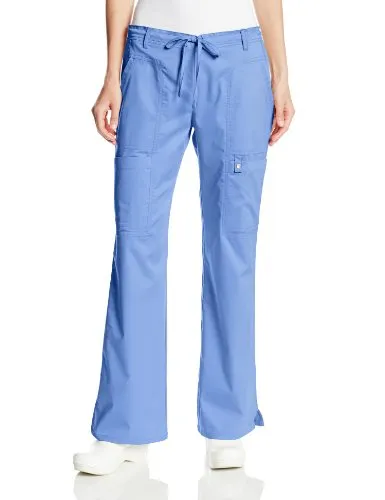 Cherokee 21100P Women's Petite Scrubs Luxe Jr. Fit Low Rise Drawstring Cargo Pant