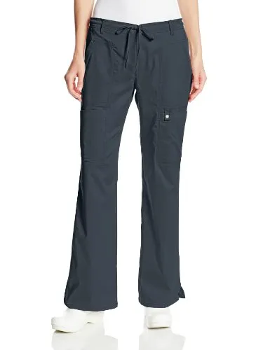 Cherokee 21100P Women's Petite Scrubs Luxe Jr. Fit Low Rise Drawstring Cargo Pant