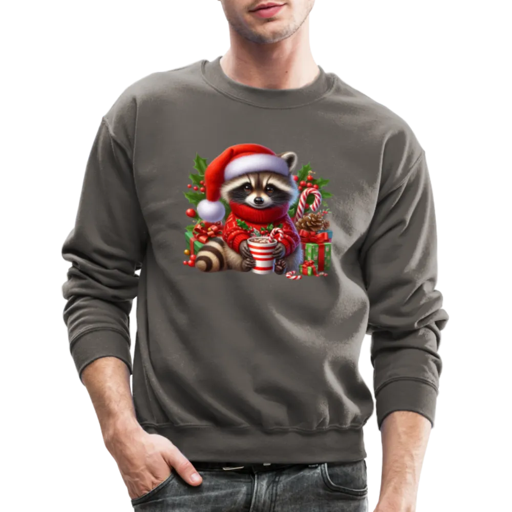 Christmas Cute Feral Raccoon Sweatshirt