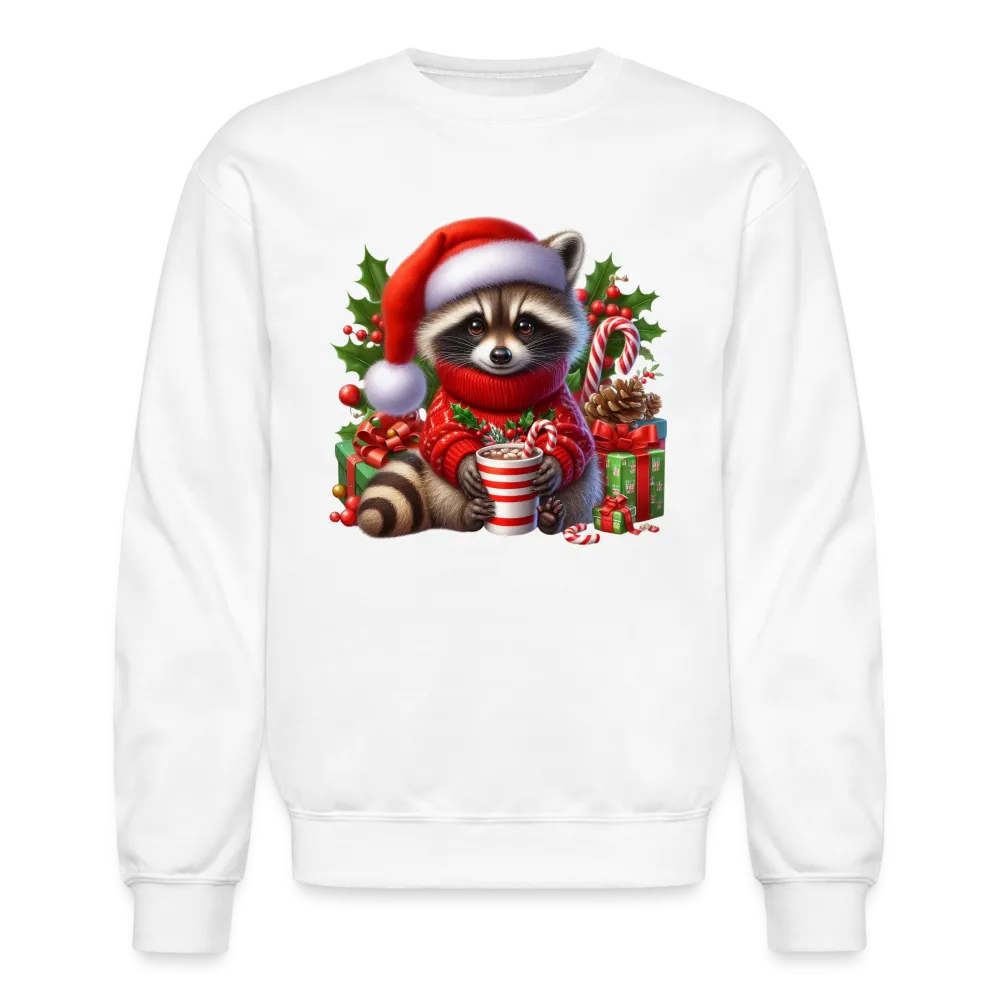 Christmas Cute Feral Raccoon Sweatshirt