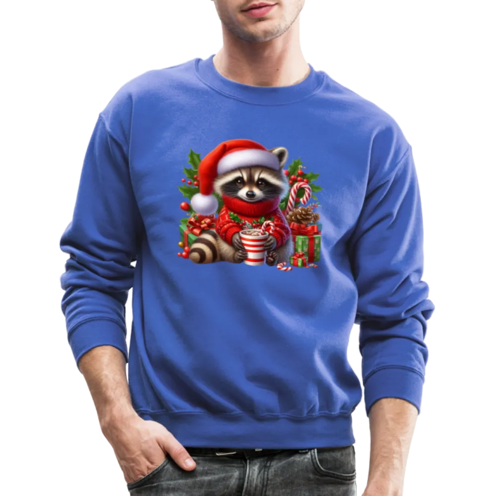 Christmas Cute Feral Raccoon Sweatshirt