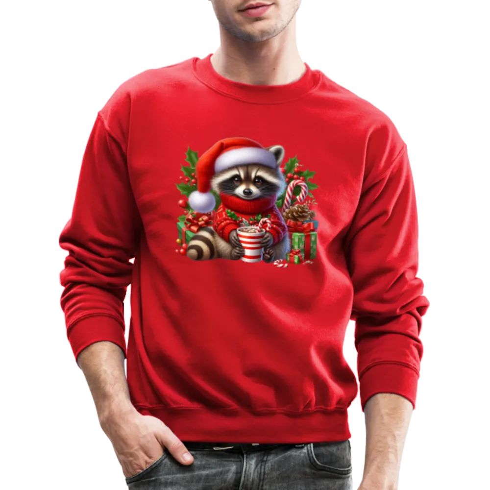 Christmas Cute Feral Raccoon Sweatshirt