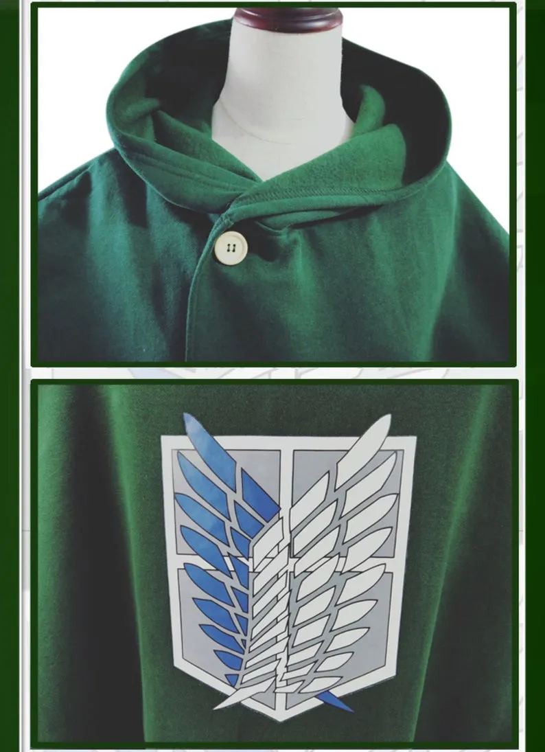 Cloak Survey Corps Cosplay Attack on Titan