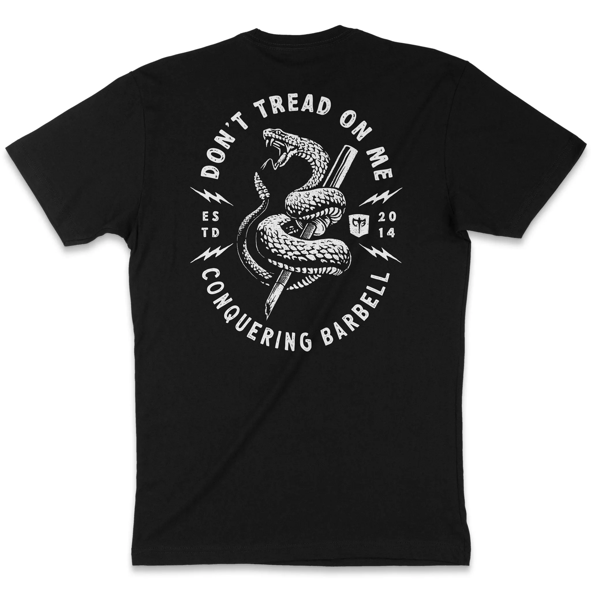 Don't Tread on Me (Version 2) - Black Tee