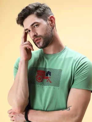 Fern Green Crew Neck T-Shirt