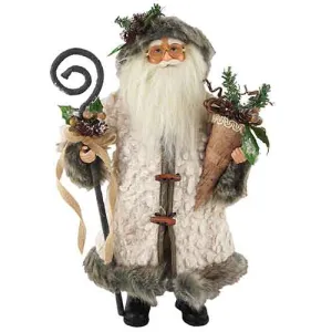 Gathering Woodsman - 15" Santa