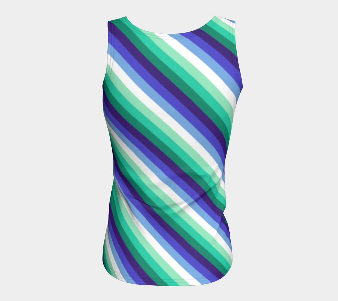 Gay Man (formerly Vincian - V2) Striped Fitted Tank