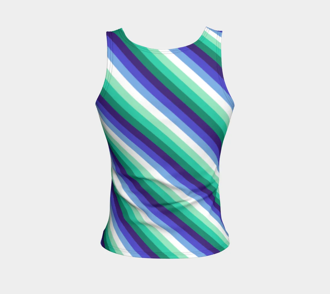 Gay Man (formerly Vincian - V2) Striped Fitted Tank