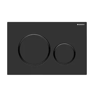 Geberit Sigma 20 Dual Flush Plate Matte Black