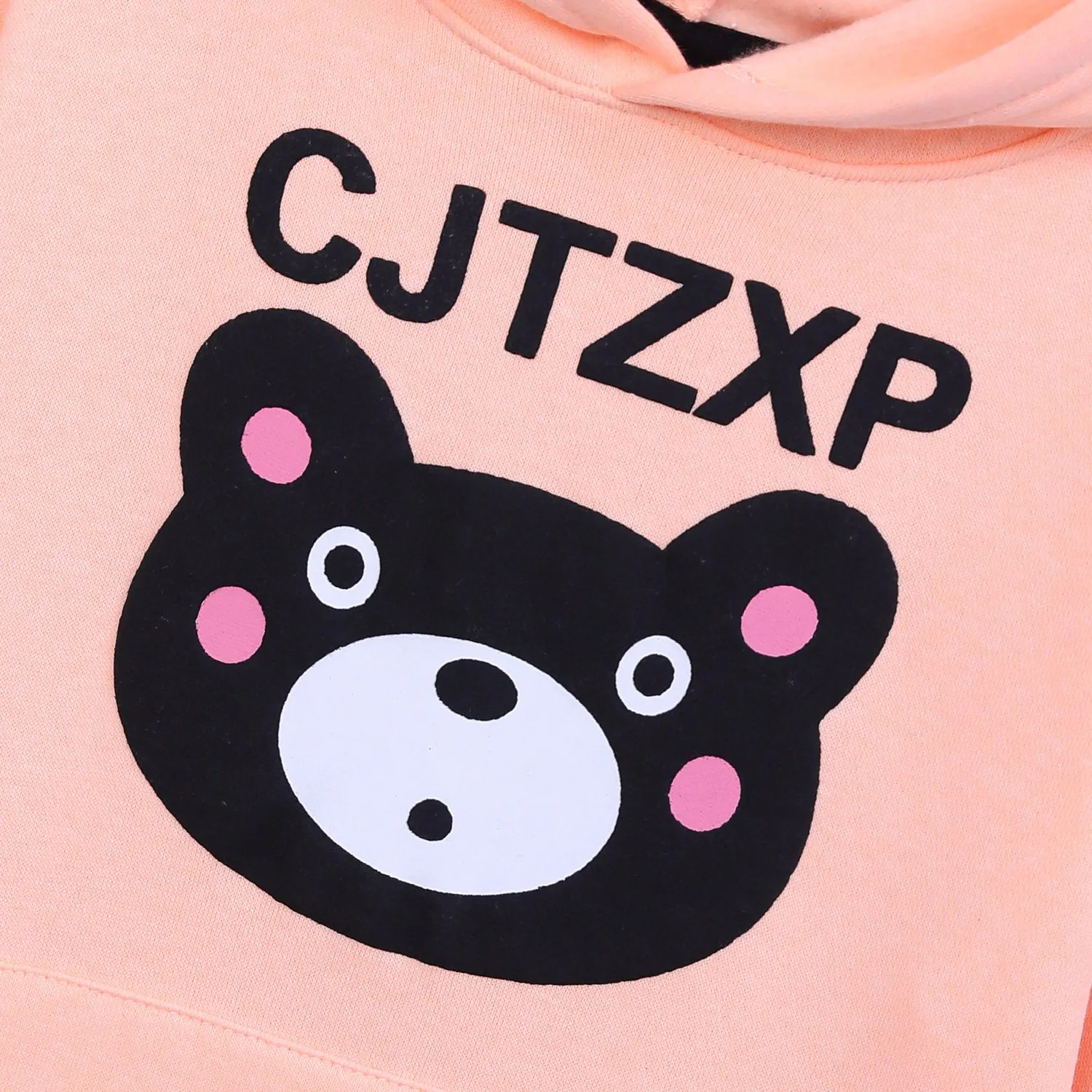 Girls Premium Quality Printed Pull-Over Fleece Hoodie