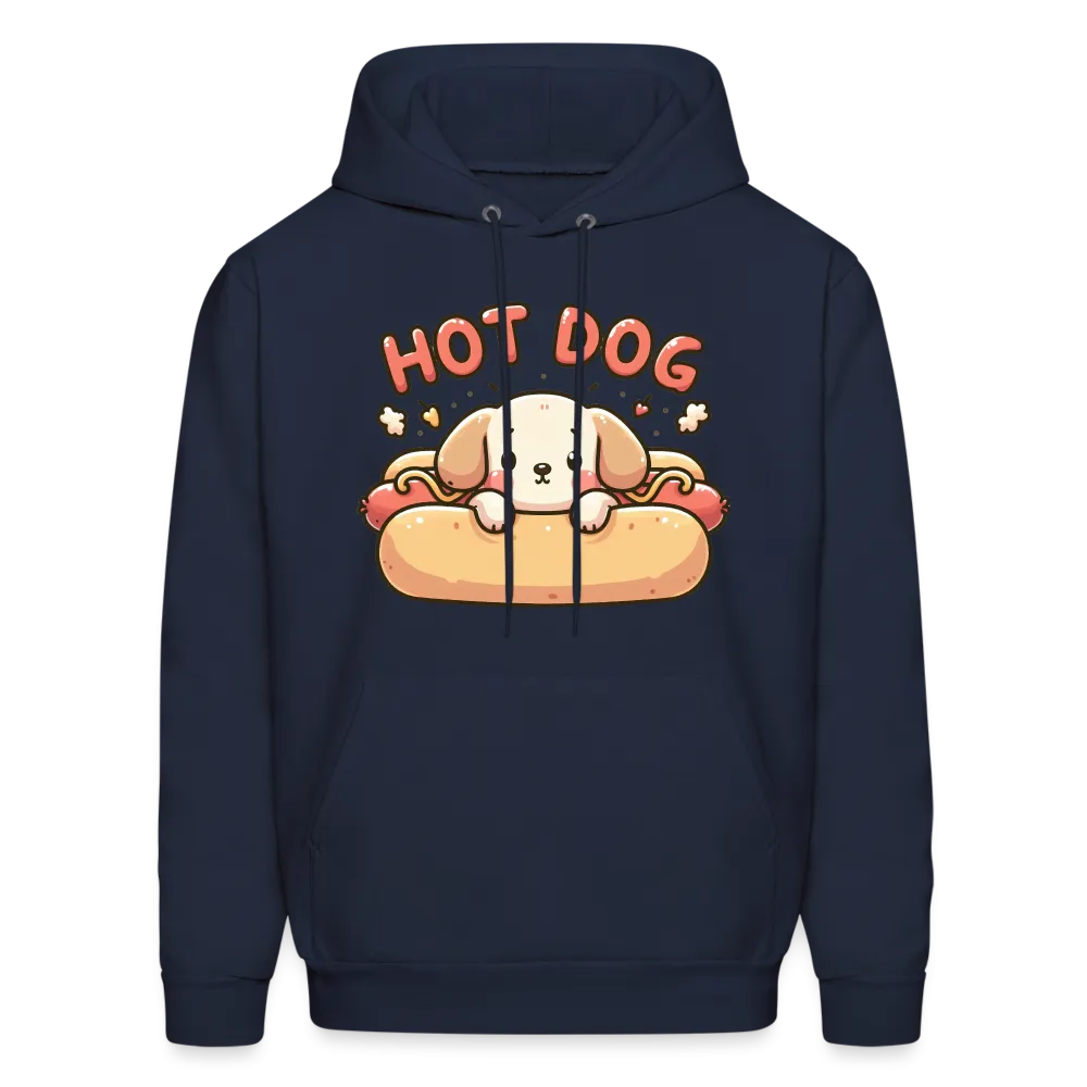 Hot Dog Hoodie with Cute Puppy inside Hot Dog Bun