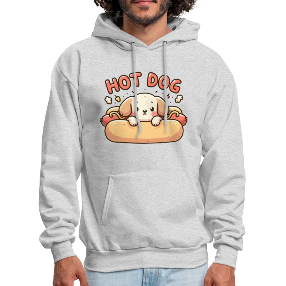 Hot Dog Hoodie with Cute Puppy inside Hot Dog Bun