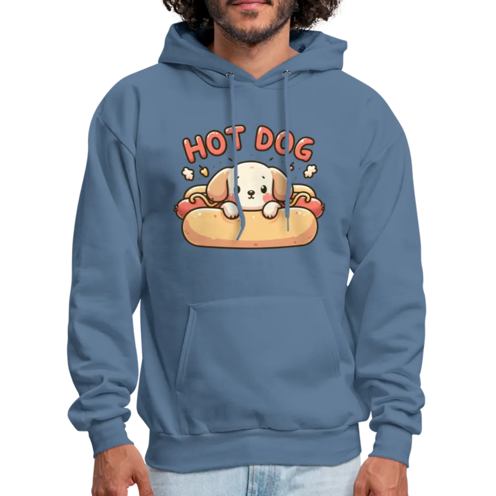 Hot Dog Hoodie with Cute Puppy inside Hot Dog Bun