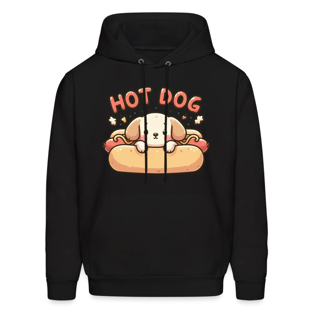 Hot Dog Hoodie with Cute Puppy inside Hot Dog Bun