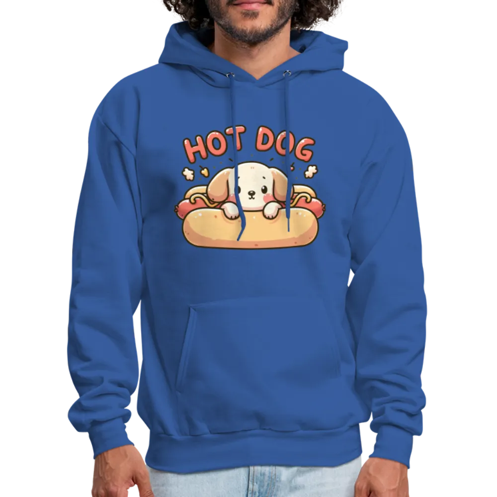 Hot Dog Hoodie with Cute Puppy inside Hot Dog Bun