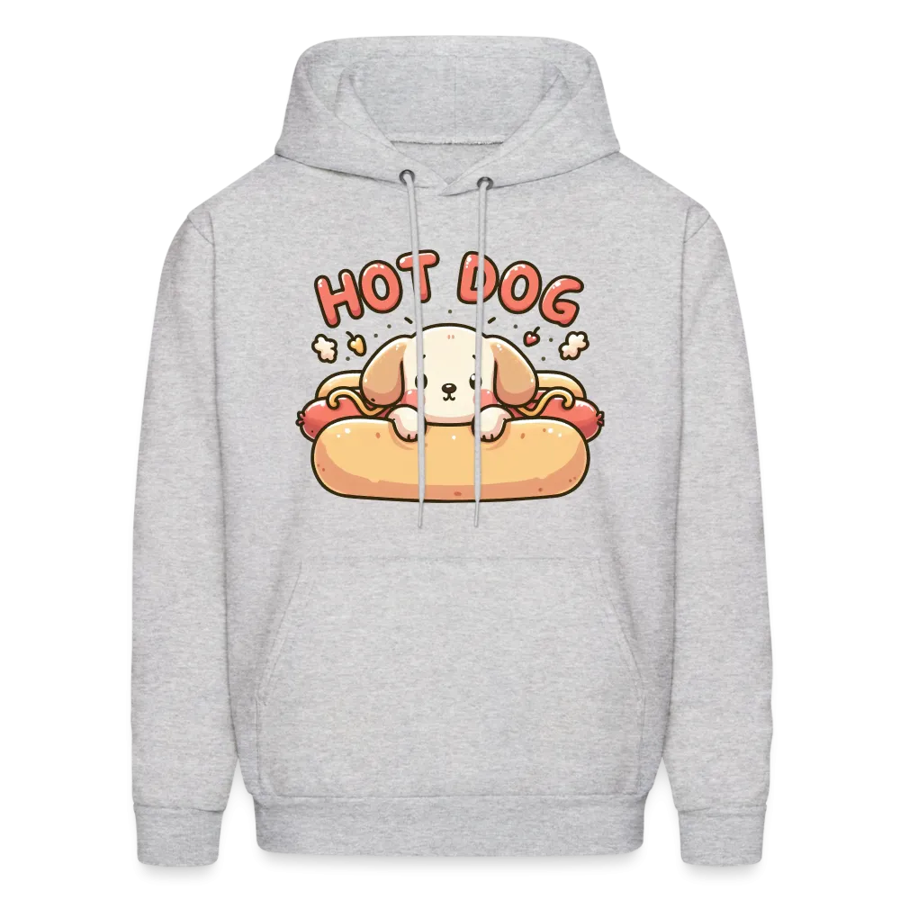 Hot Dog Hoodie with Cute Puppy inside Hot Dog Bun