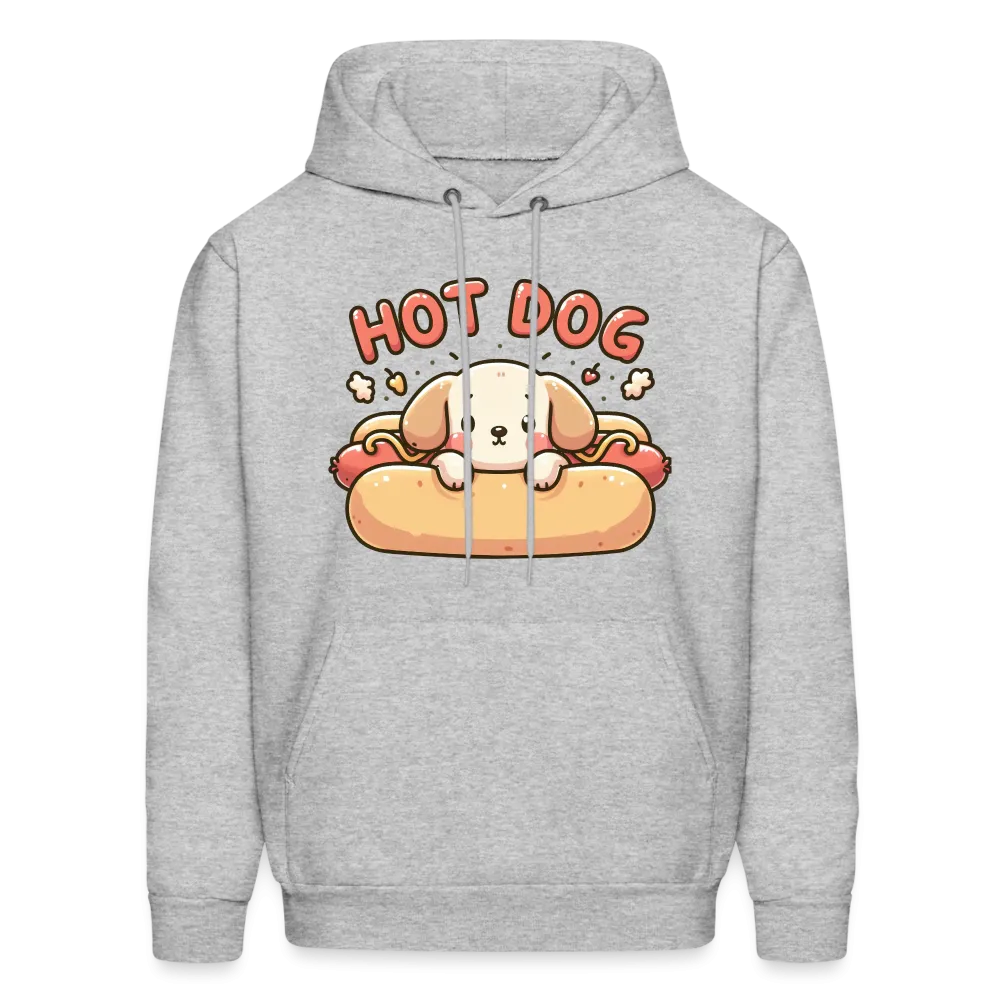 Hot Dog Hoodie with Cute Puppy inside Hot Dog Bun