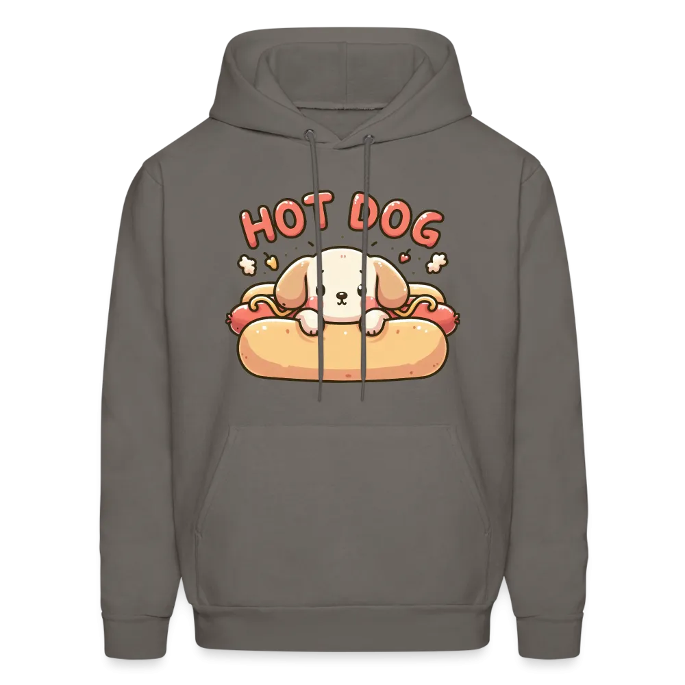 Hot Dog Hoodie with Cute Puppy inside Hot Dog Bun