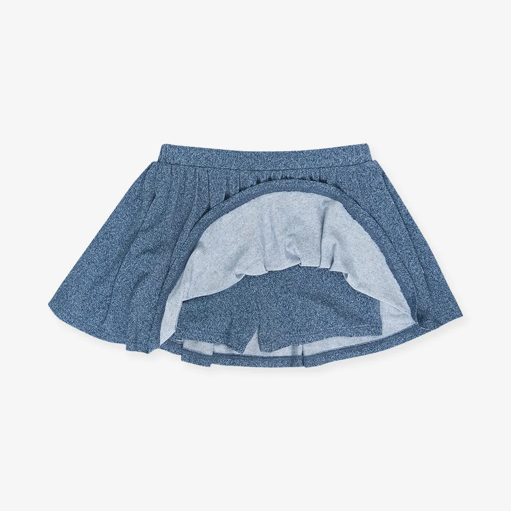 Indigo Denim Skort