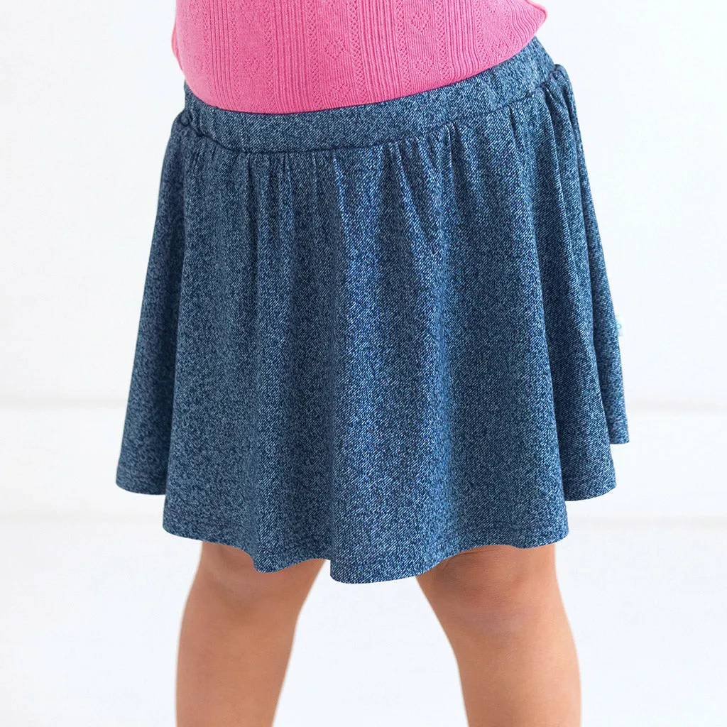 Indigo Denim Skort