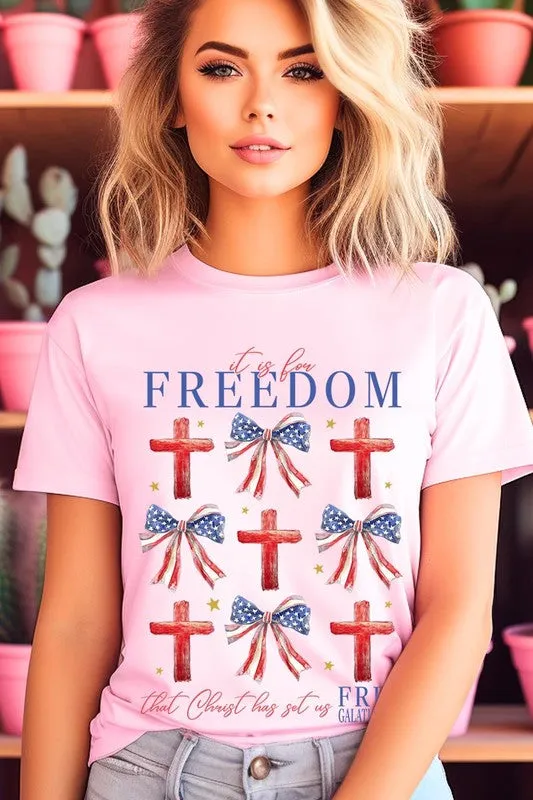 It's For Freedom Graphic T Shirts