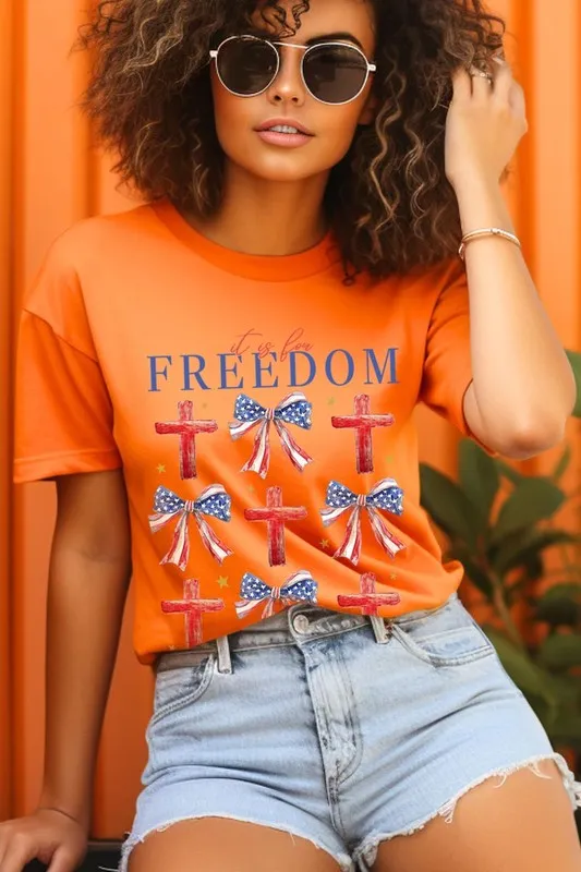 It's For Freedom Graphic T Shirts