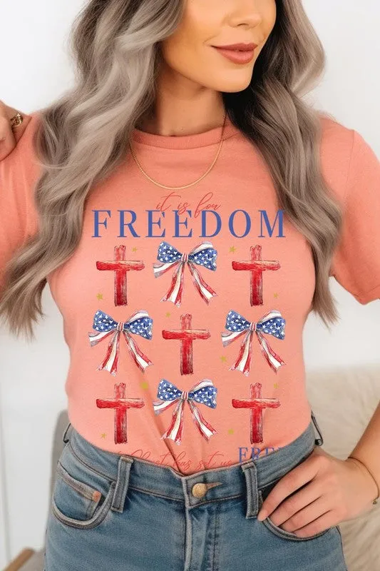 It's For Freedom Graphic T Shirts