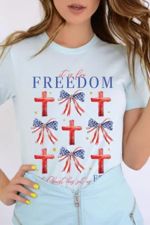 It's For Freedom Graphic T Shirts