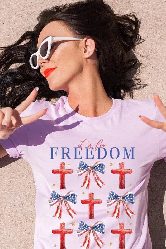 It's For Freedom Graphic T Shirts