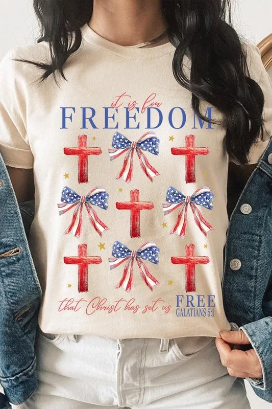 It's For Freedom Graphic T Shirts