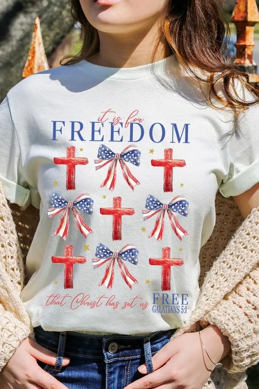 It's For Freedom Graphic T Shirts