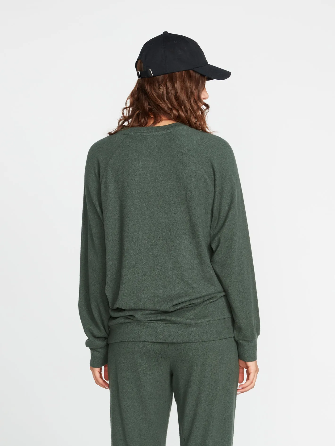 Lived In Lounge Fleece Sweatshirt - Dark Pine