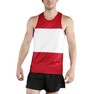 Men's Printed Singlet- Austria