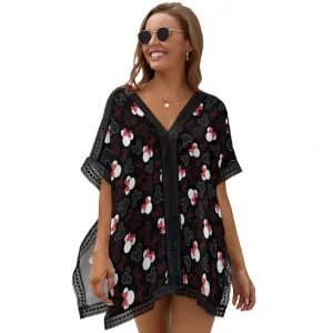 Mickey And Minnie Dots Women's Swimsuit Cover Up