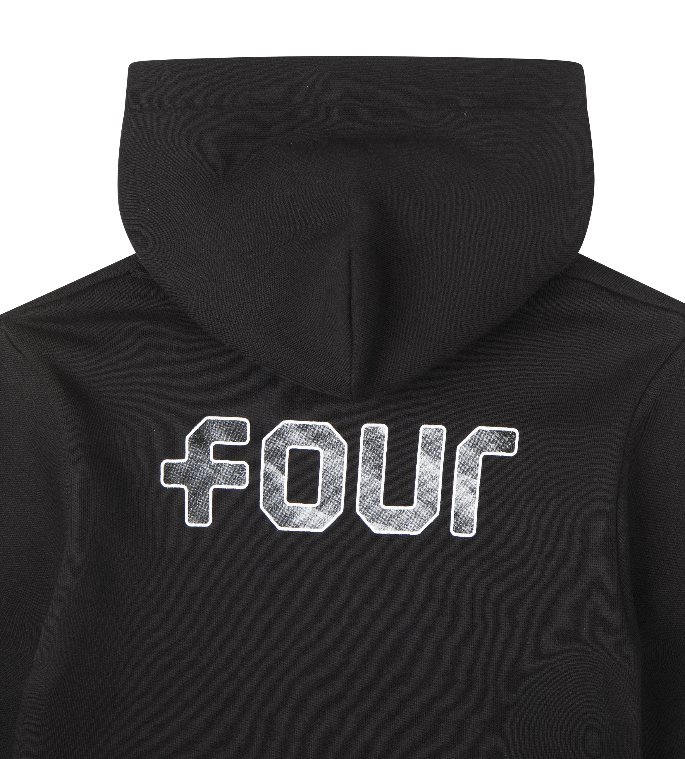 Outline Logo Hoodie Black