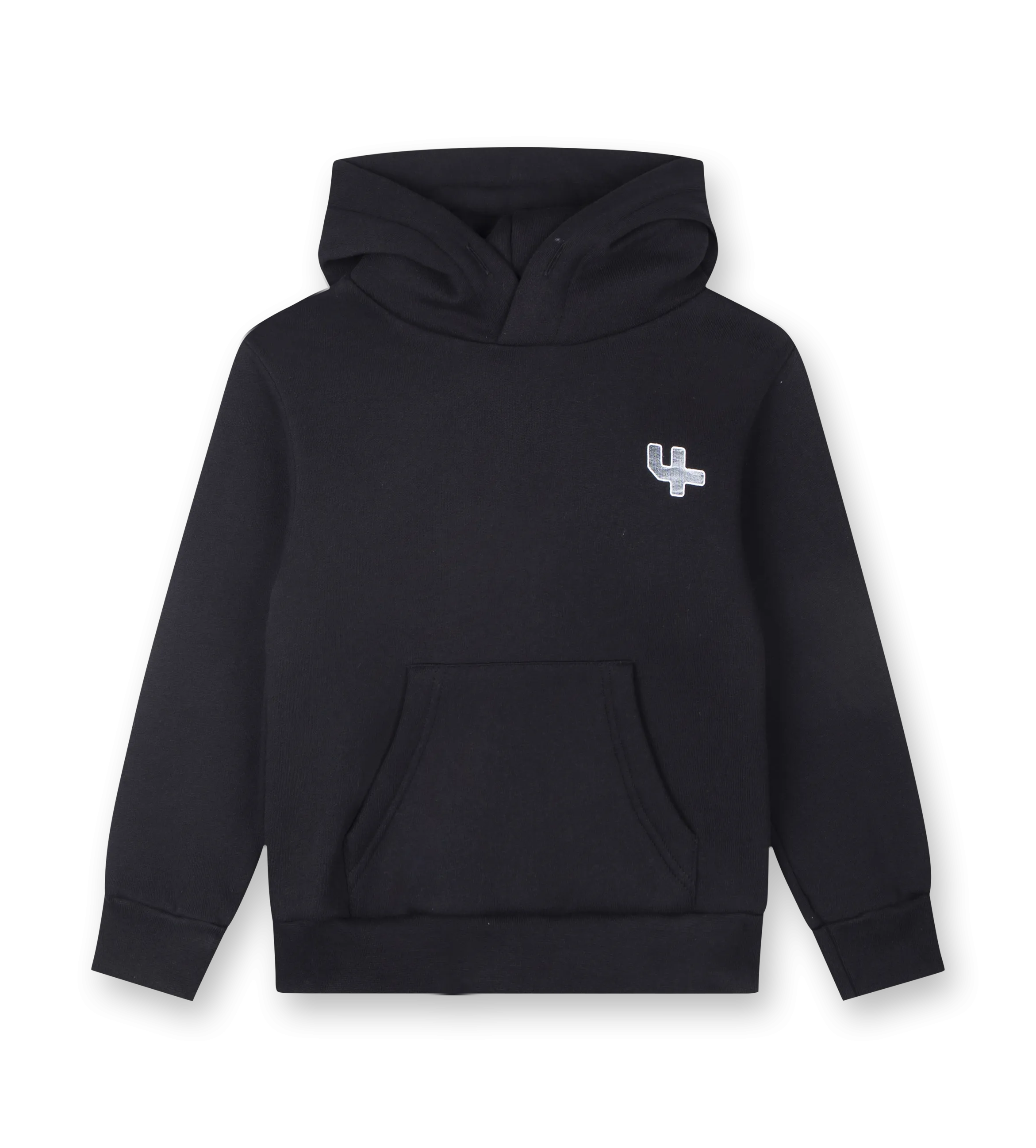 Outline Logo Hoodie Black