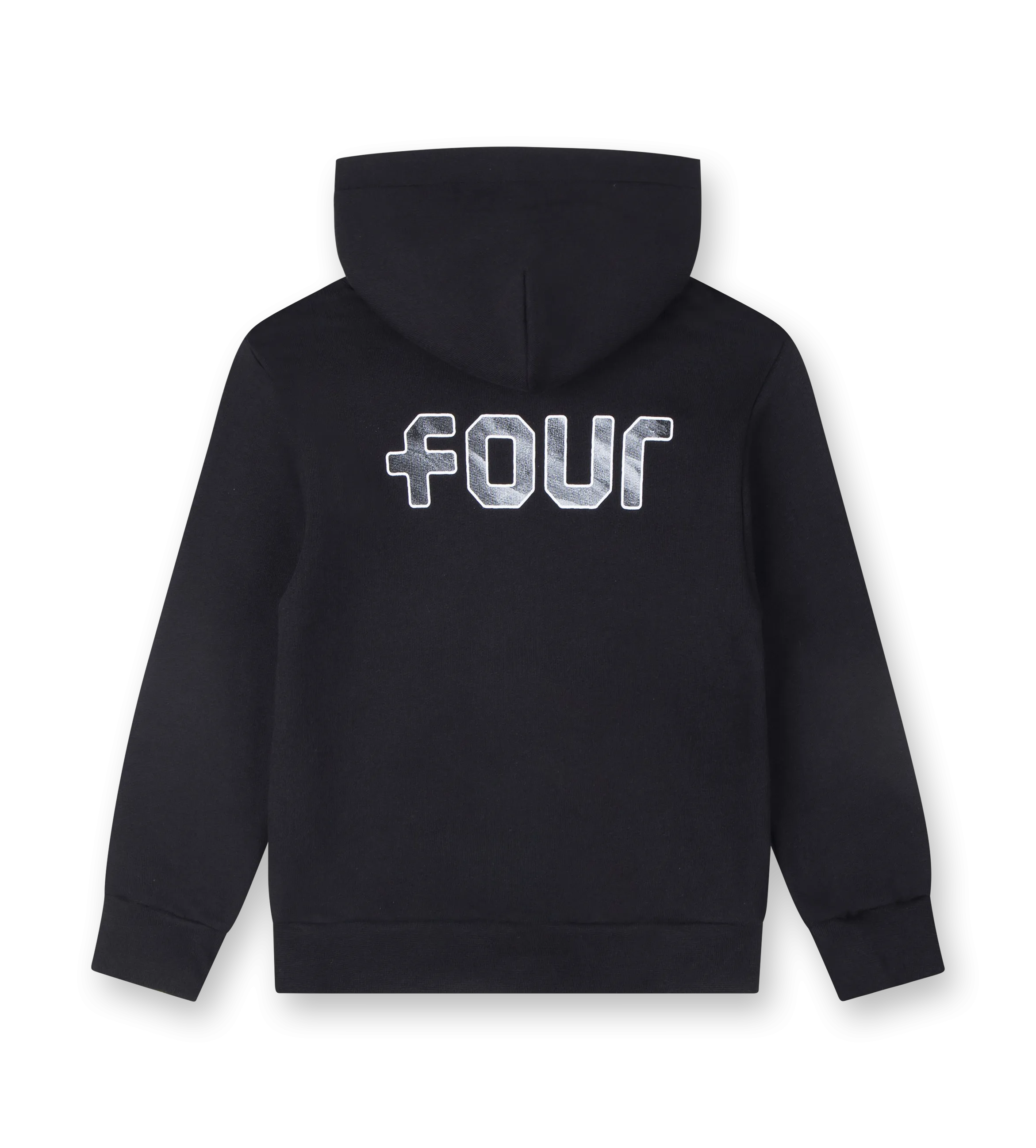 Outline Logo Hoodie Black