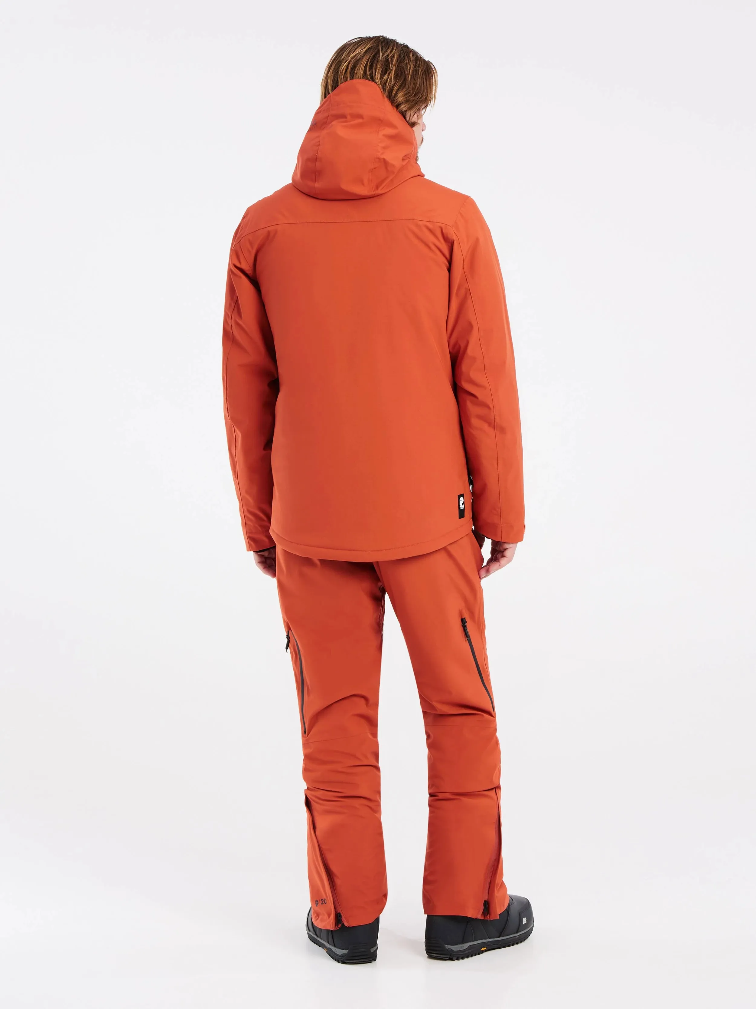 Protest Timo Jacket Mens 2024 Brick Orange