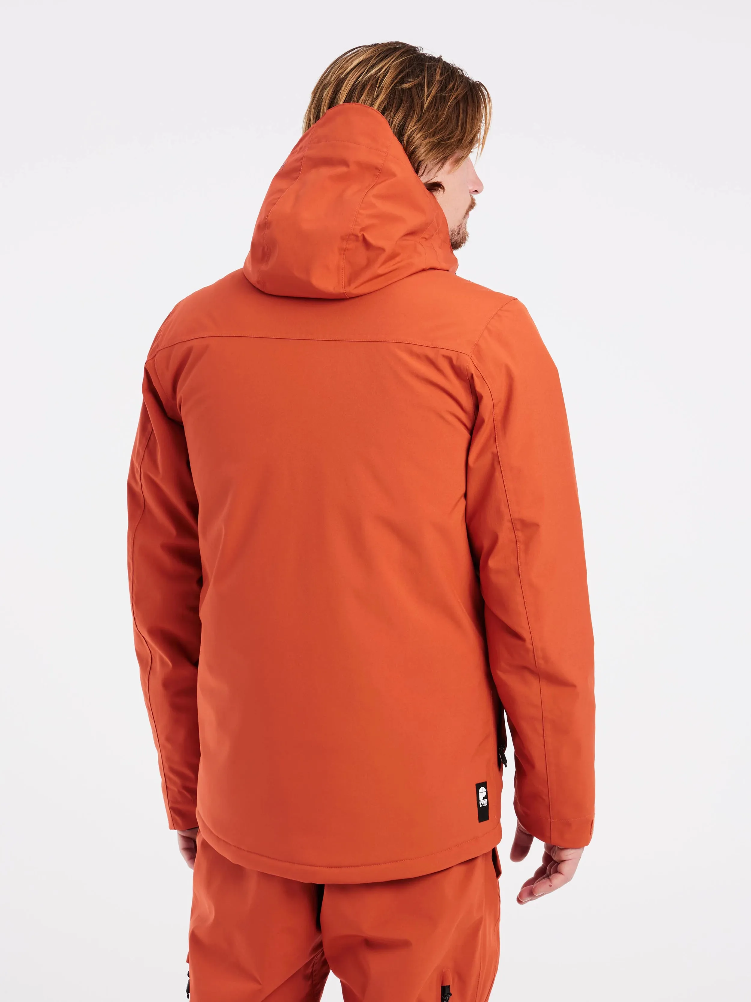 Protest Timo Jacket Mens 2024 Brick Orange