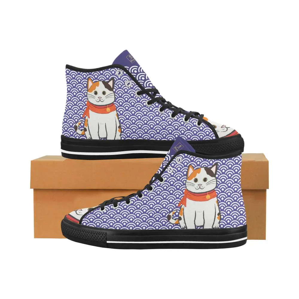 "Manekiko" - Beckoning Cat Equil High Tops - Womens