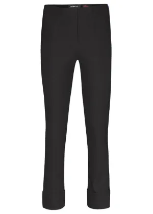 Robell 3/4 Length Bella Trousers in Black 90