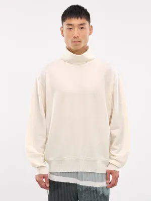 Smooth Wool Sweater (HP48KN215-41-IVORY)